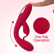 One-Key Operation Rabbit Vibrator