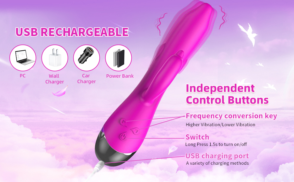 Rabbit Vibrator Dildo