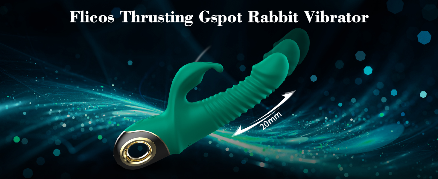 Thrusting Dildo Rabbit Vibrator