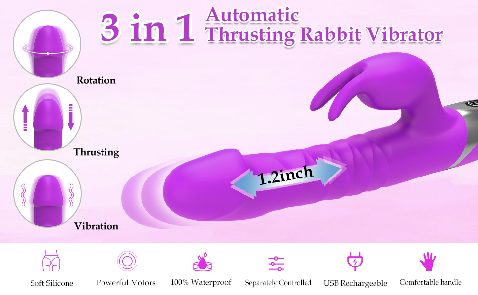 Thrusting Rabbit Vibrator