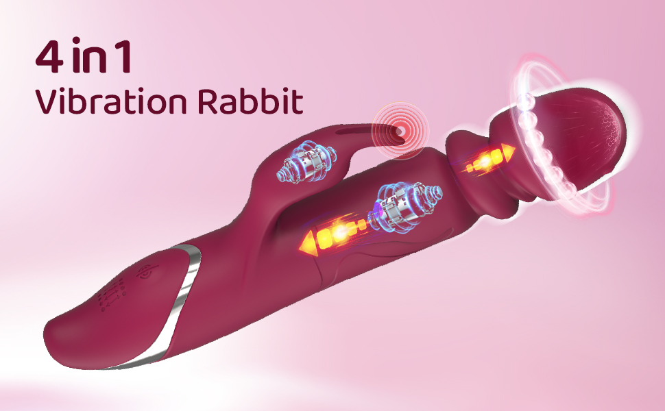 4 in 1 Vibration Rabbit