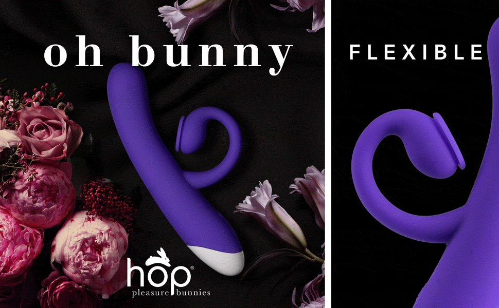 hop oh bunny midnight air pulse clit stimulator rechargeable waterproof