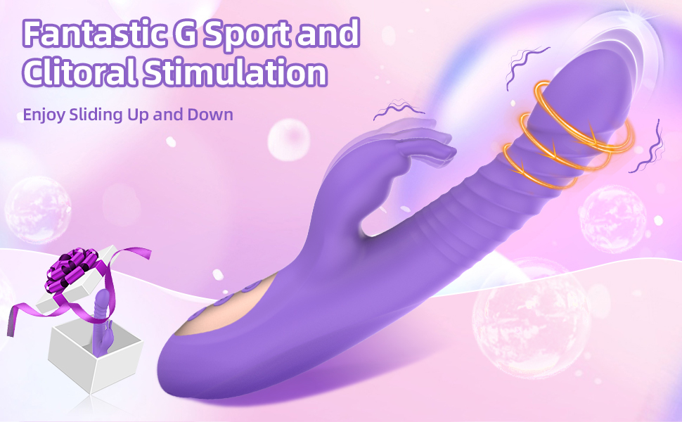 Rabbit Vibrator Thrusting Rotating Dildo Heating