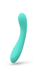 Teal Vibrating Dildo