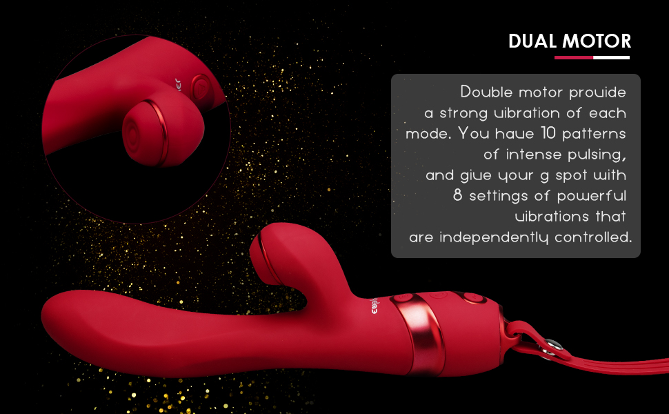rabbit vibrator dual spot  stimulation pulsing 