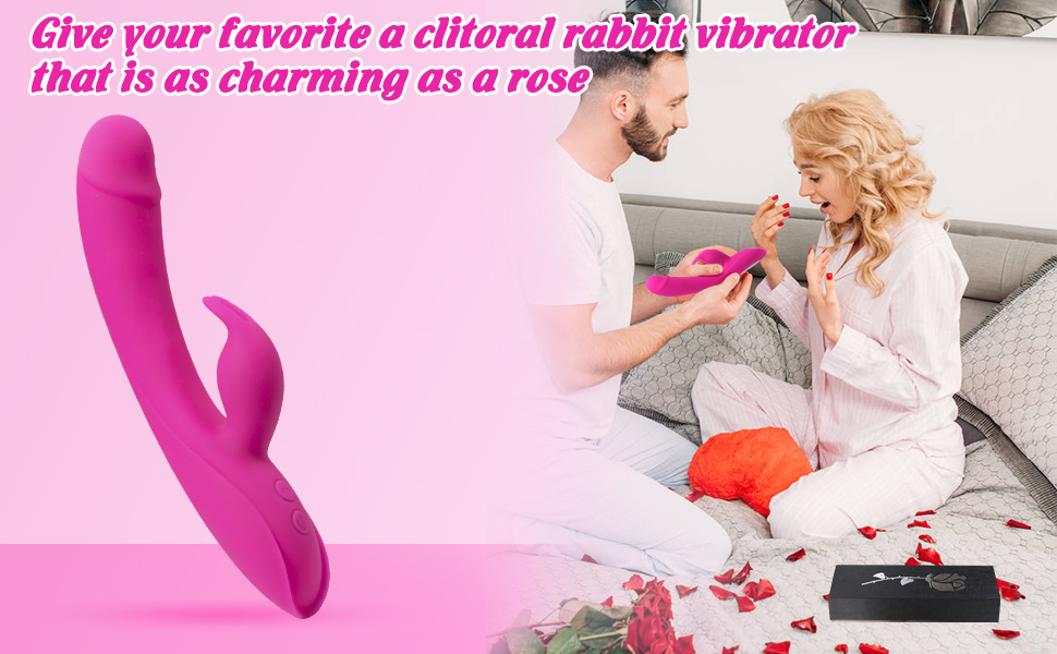 Give your favorite a clitoral rabbit vibrator that is as charming as a rose
