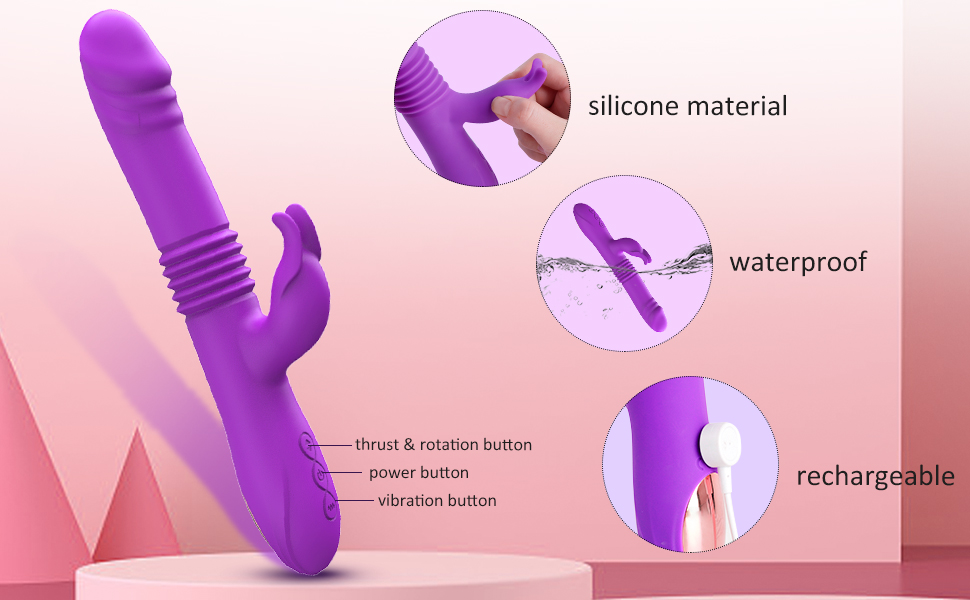 thrusting soft silicone dildo