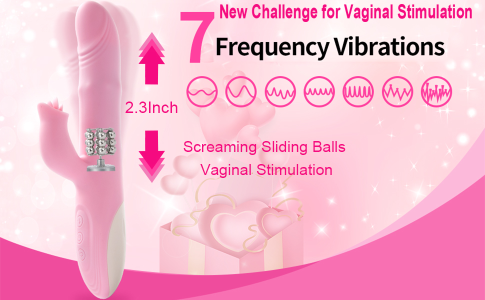 7 Frequency Thrusting Dildo