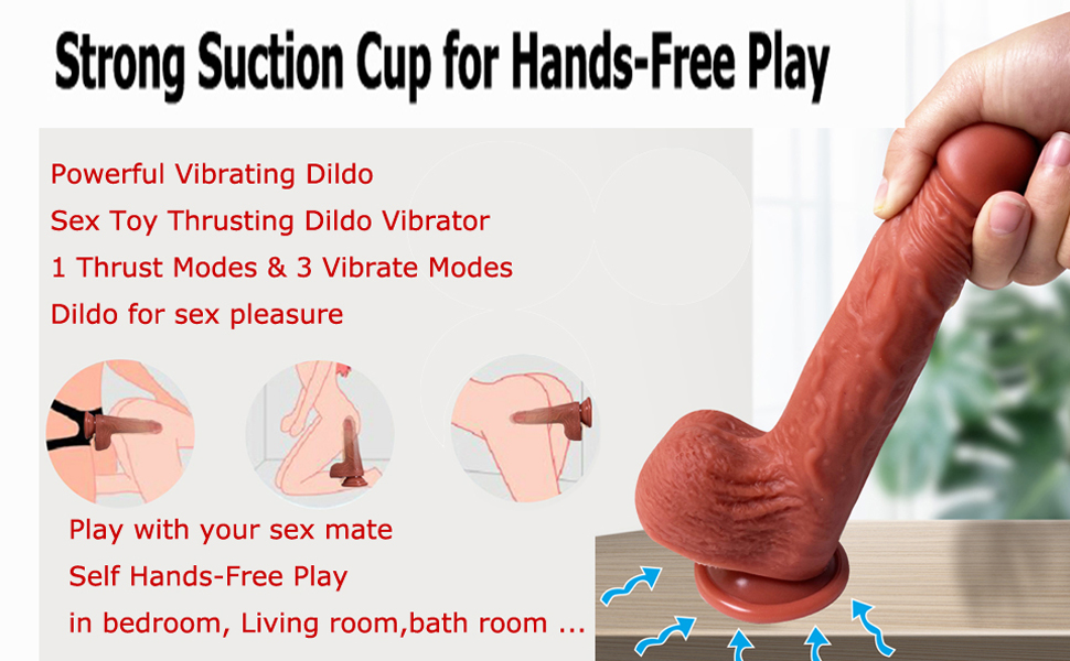 Thrusting Dildo Vibrator Dildos for Women Realistic Vibrating Dildo G Spot Vibrator Sex Toys