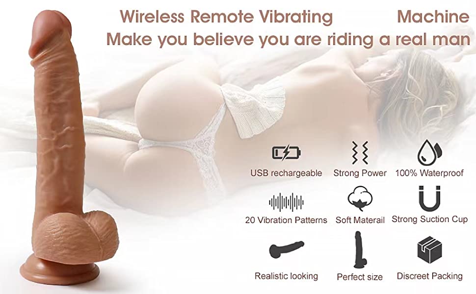 Thrusting Dildo Vibrator 