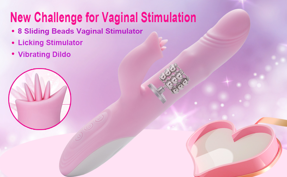 Thrusting Dildo Vibrator