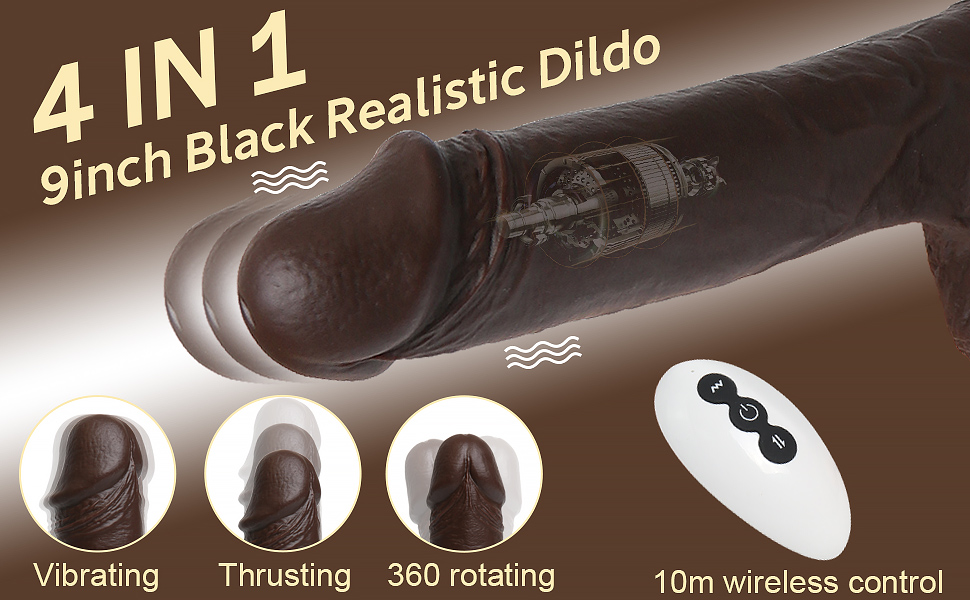 Thrusting Dildo Vibrator
