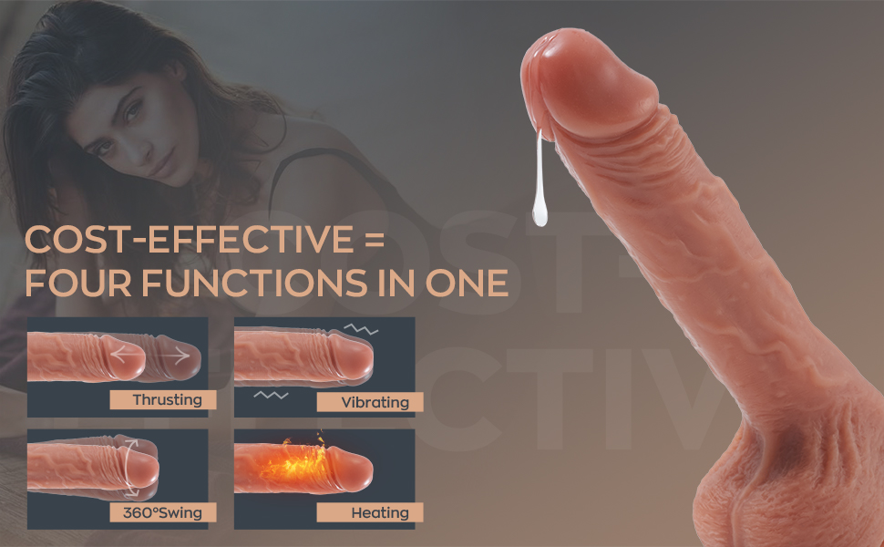 Thrusting Dildo Vibrator 