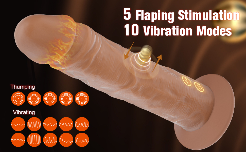 Flapping Stimulation Vibrator