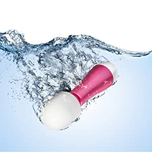 wand under water showing waterproof setting