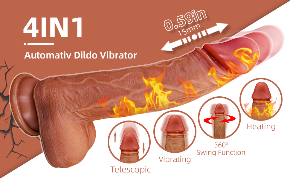 4 in 1 real dildo