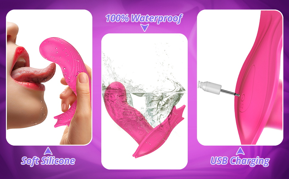 Soft Silicone、100% Waterproof、USB Charging